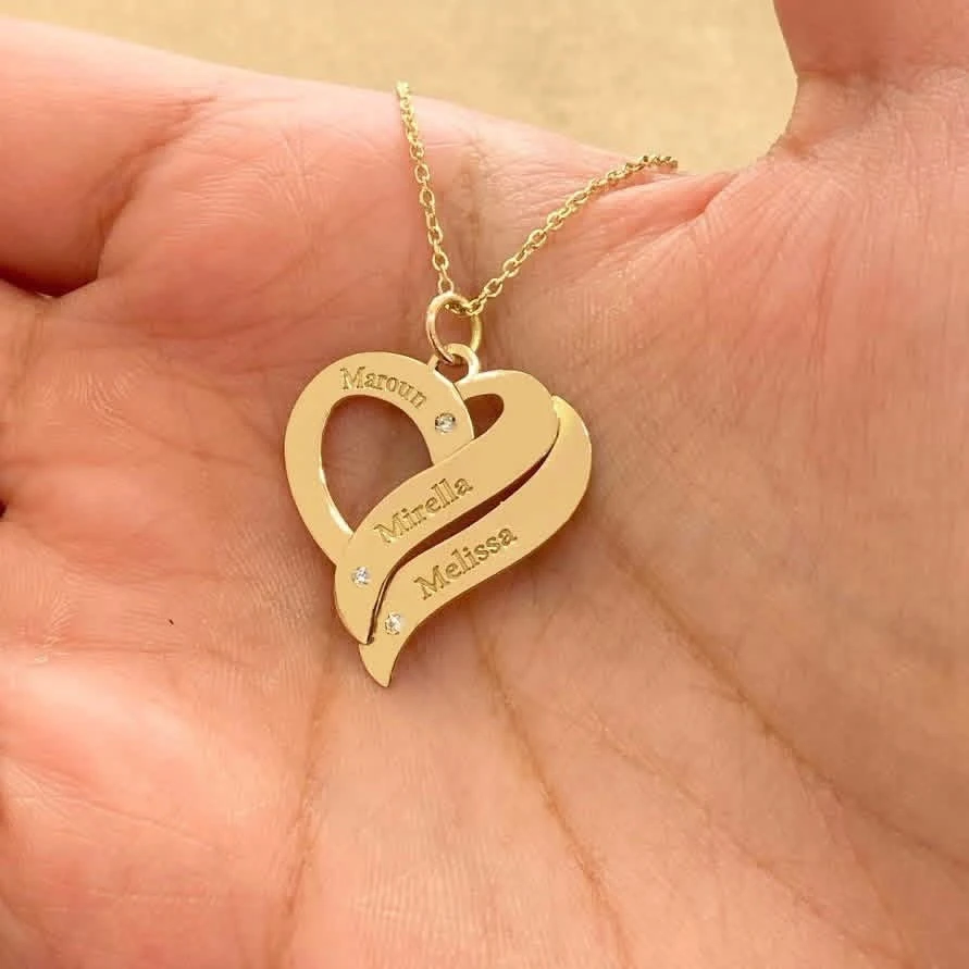 Double Hearts Necklace