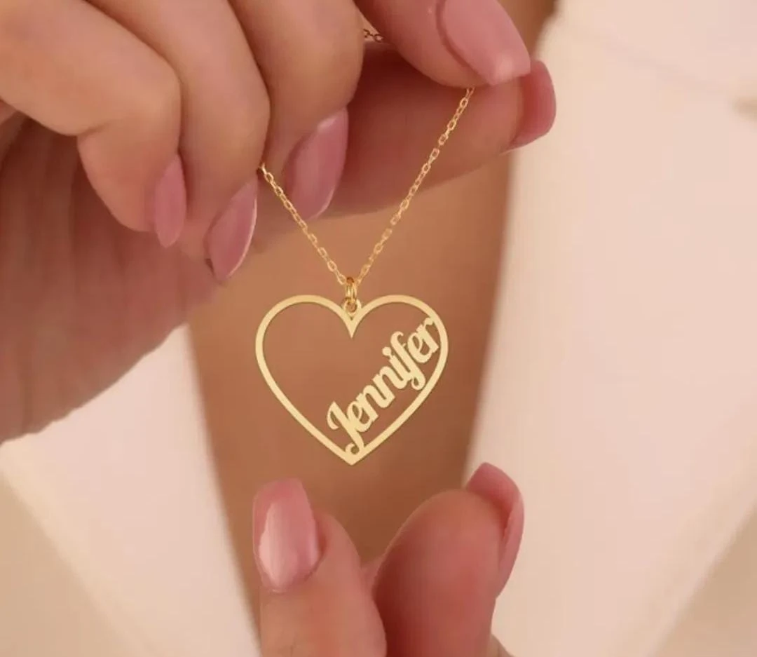 Heart Name Necklace